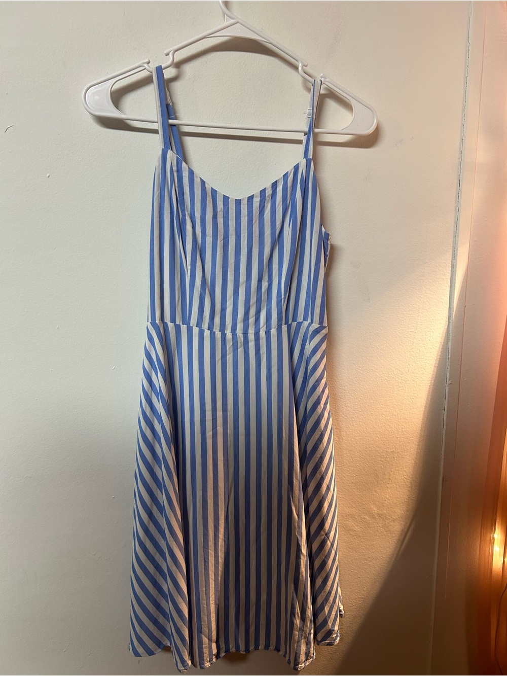 Old Navy Blue and White Striped Sundress